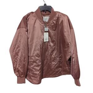 NWT a new day Bomber Jacket, Pink, XL
